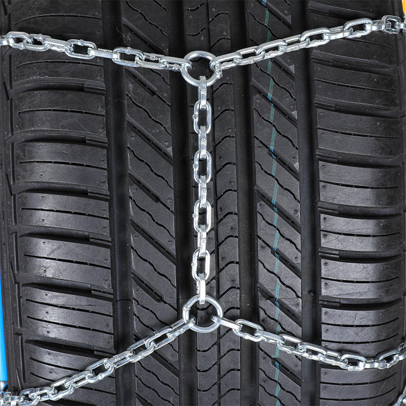 KNS 9MM Diamond Pattern Alloy Passenger Car Tire Chain/Snow Chain with Ratchet Locking Device