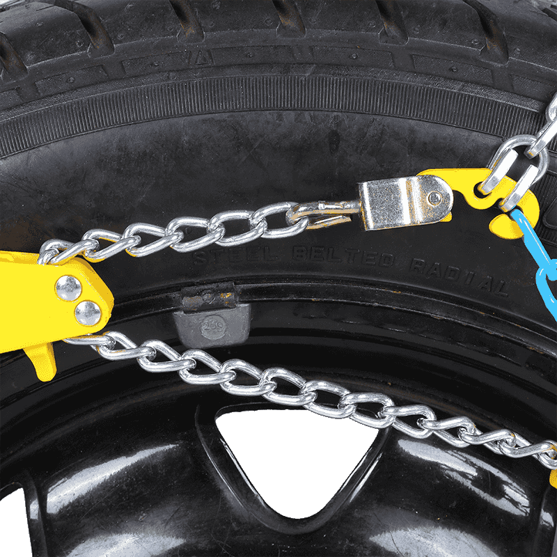 HB 9MM Diamond Pattern Alloy Passenger Car Tire Chain/Snow Chain with Ratchet  Locking Device