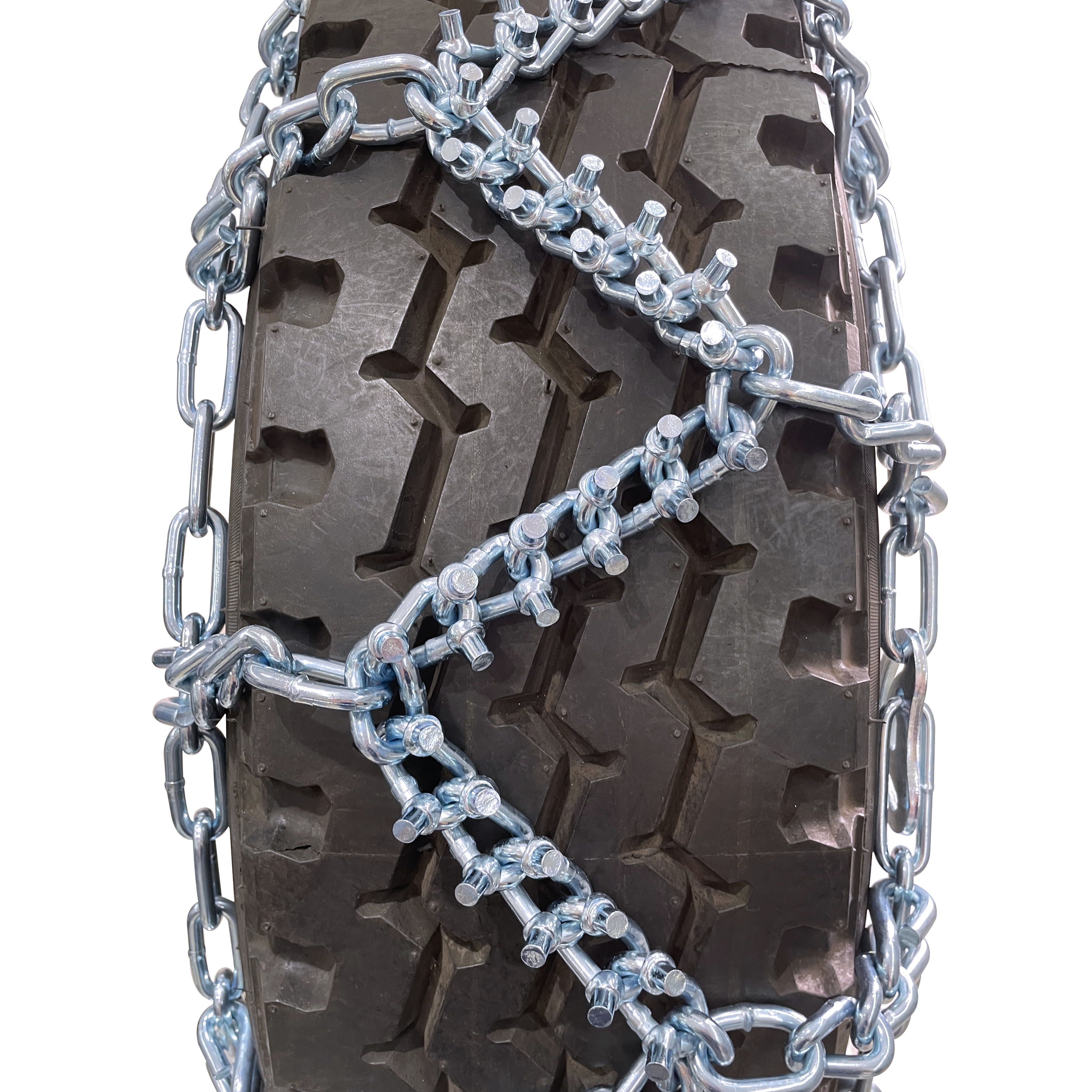 Truck Studded Zigzag Pattern Alloy Tire Chain With CAM